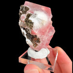 Moldy Raspberry Calcite with Mesolite from India
