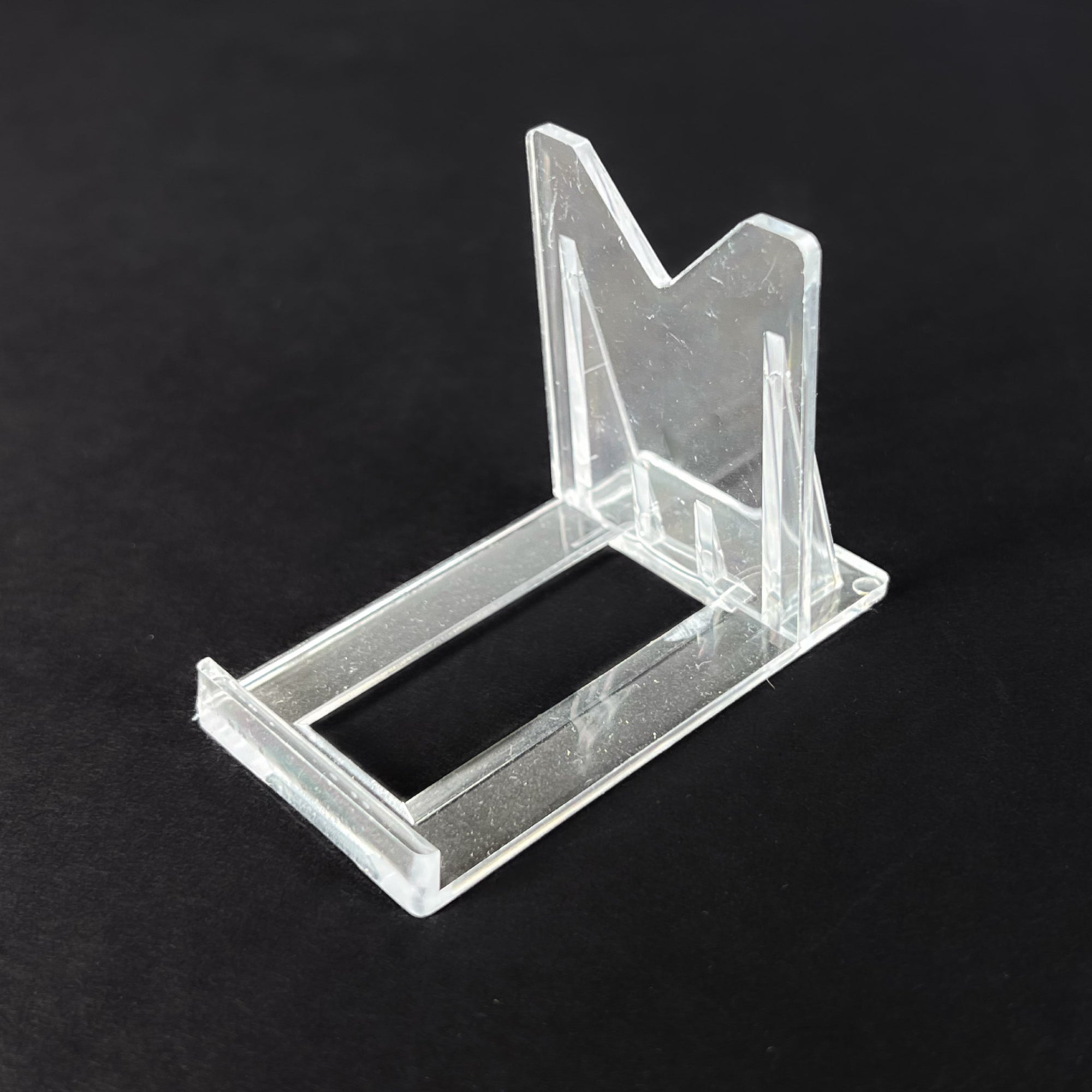Adjustable 2 part Clear Acrylic Display Stand for Minerals and Fossils