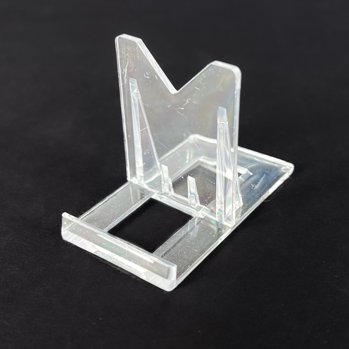 Adjustable 2 part Clear Acrylic Display Stand for Crystals or Fossils
