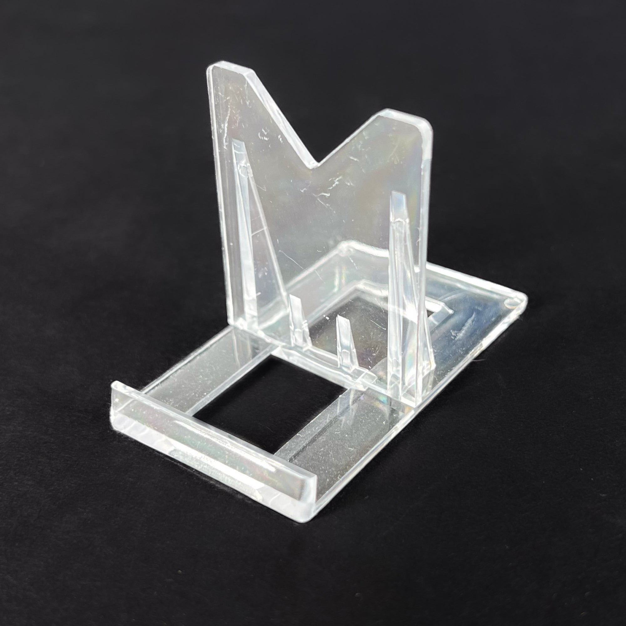 Adjustable 2 part Clear Acrylic Display Stand for Minerals and Fossils