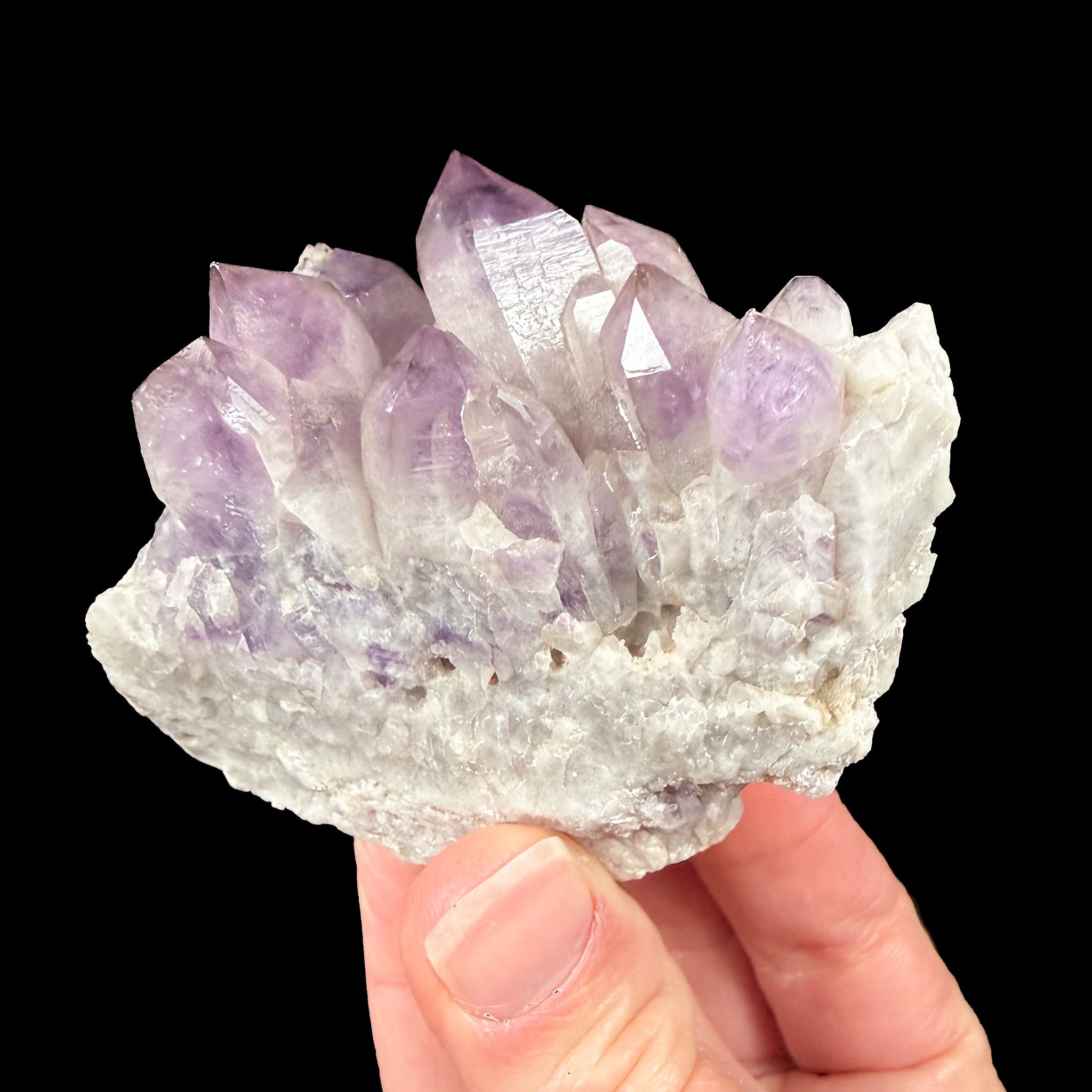 Amethyst crystals - Kingston Range, California, USA