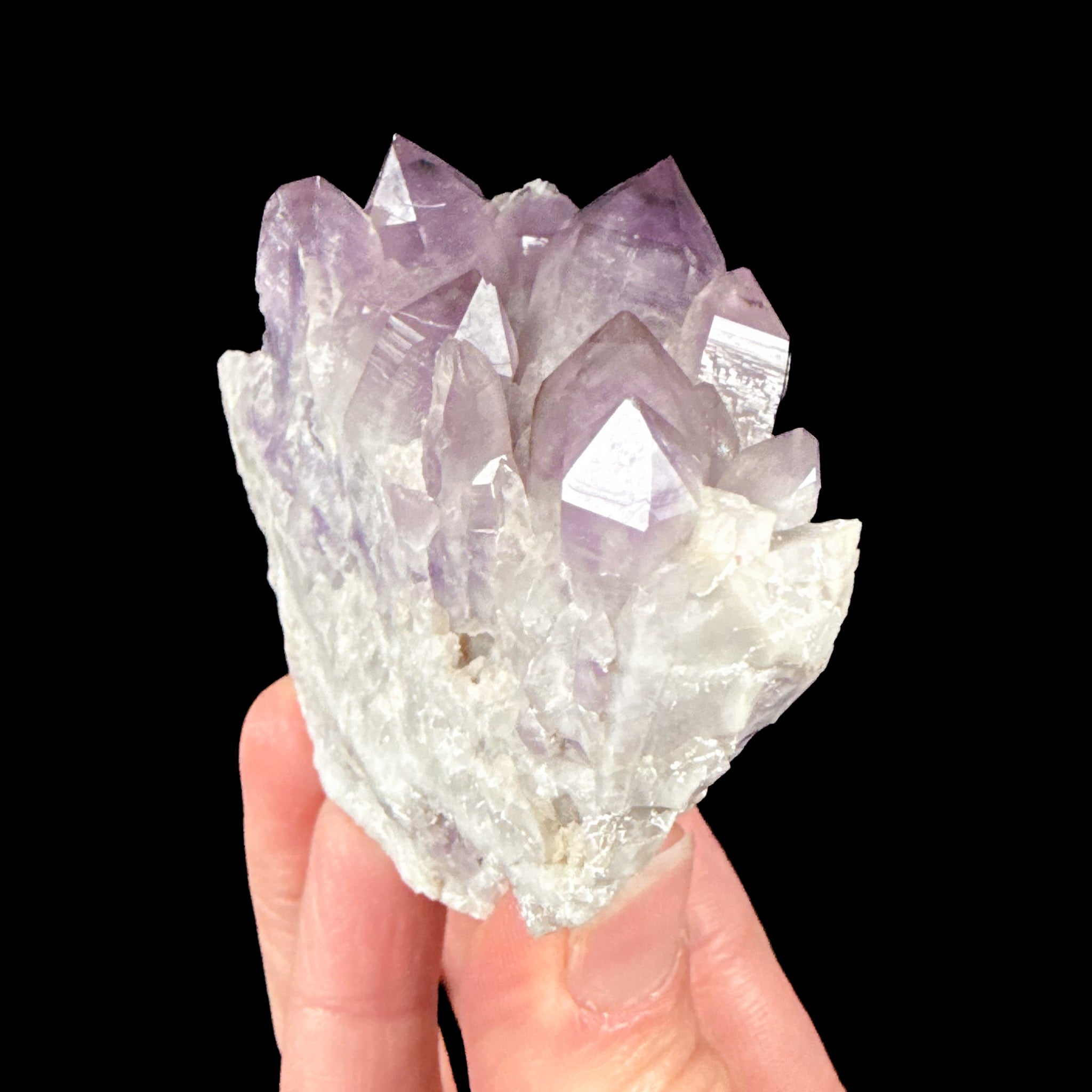 Amethyst crystals from Kingston Range, California, USA