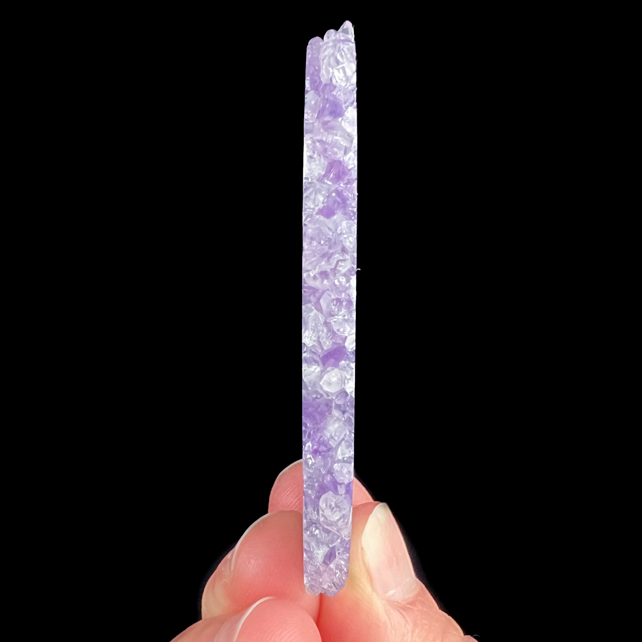 Amethyst stalactite slices wholesale store