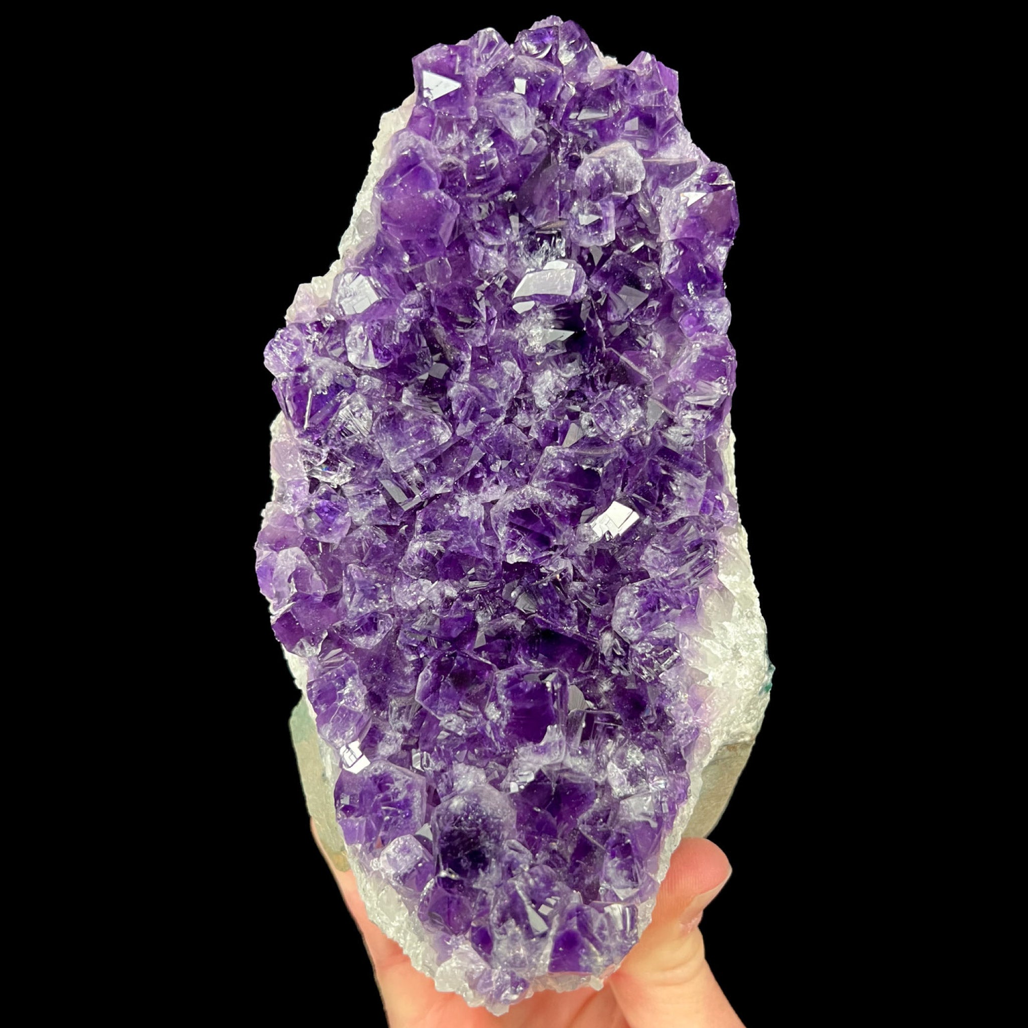 Amethyst crystal cluster from Uruguay