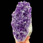 Purple Amethyst Crystal Cluster from Uruguay