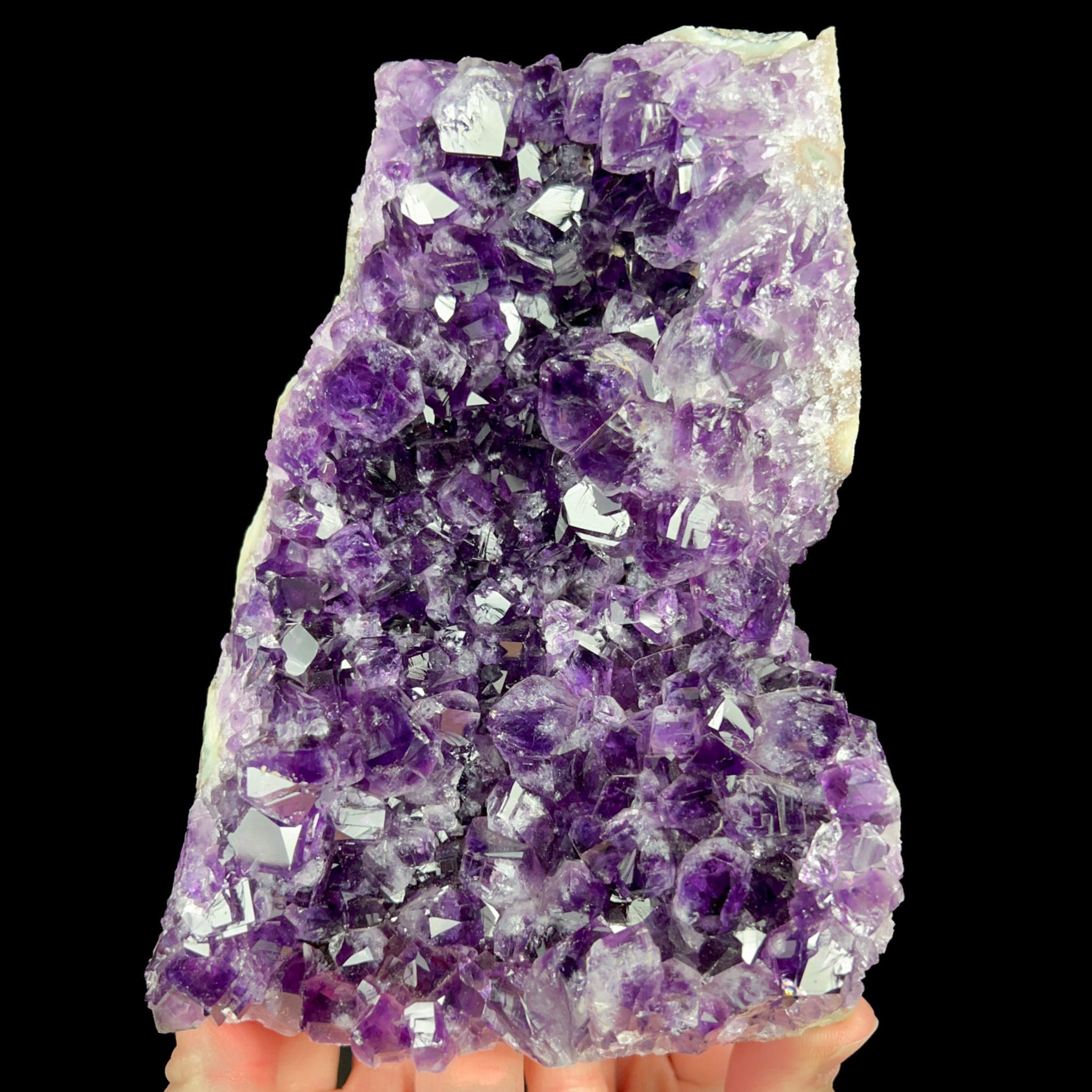 Amethyst crystal geode 