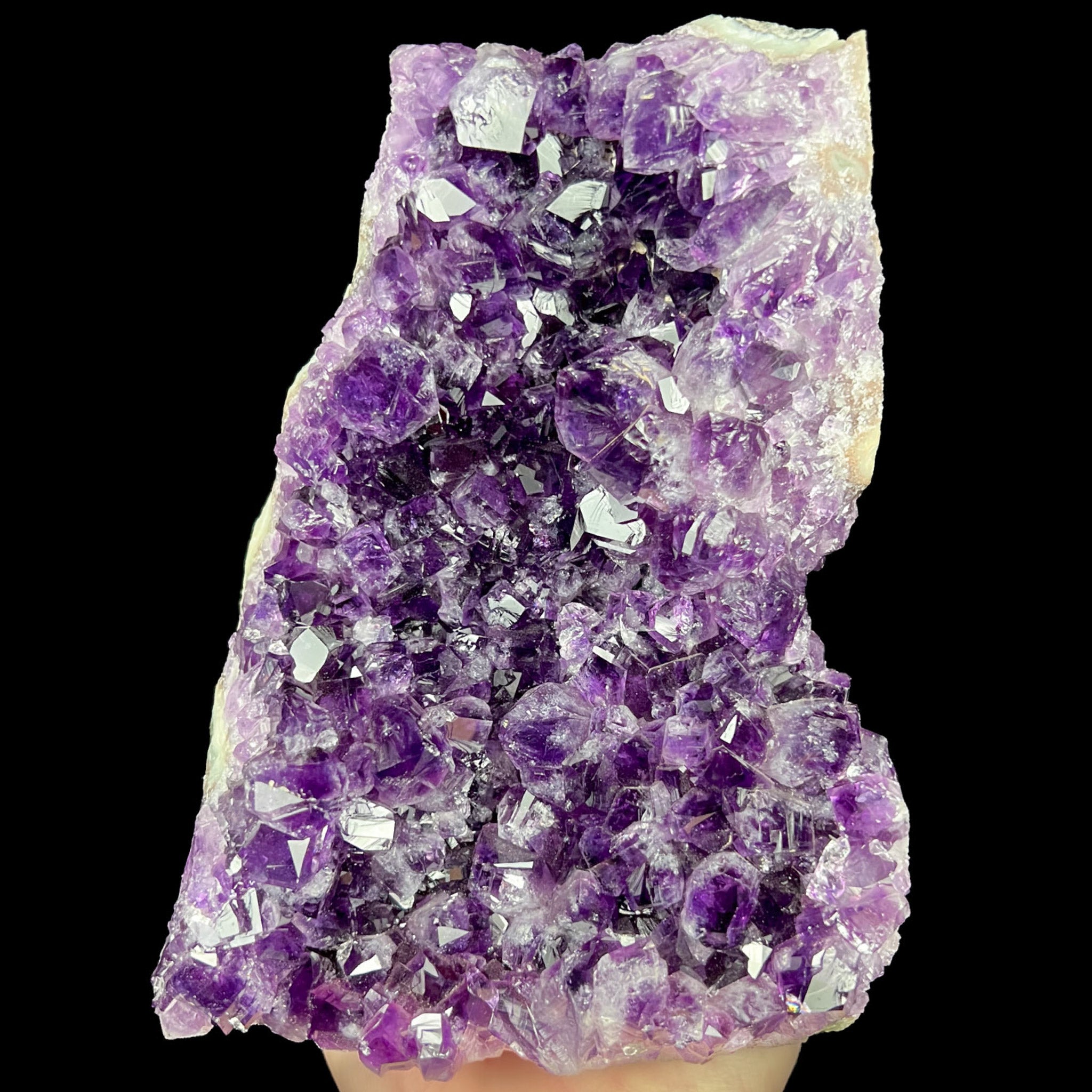 Amethyst crystal cluster from Uruguay