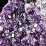 Close-up of purple crystal rocks