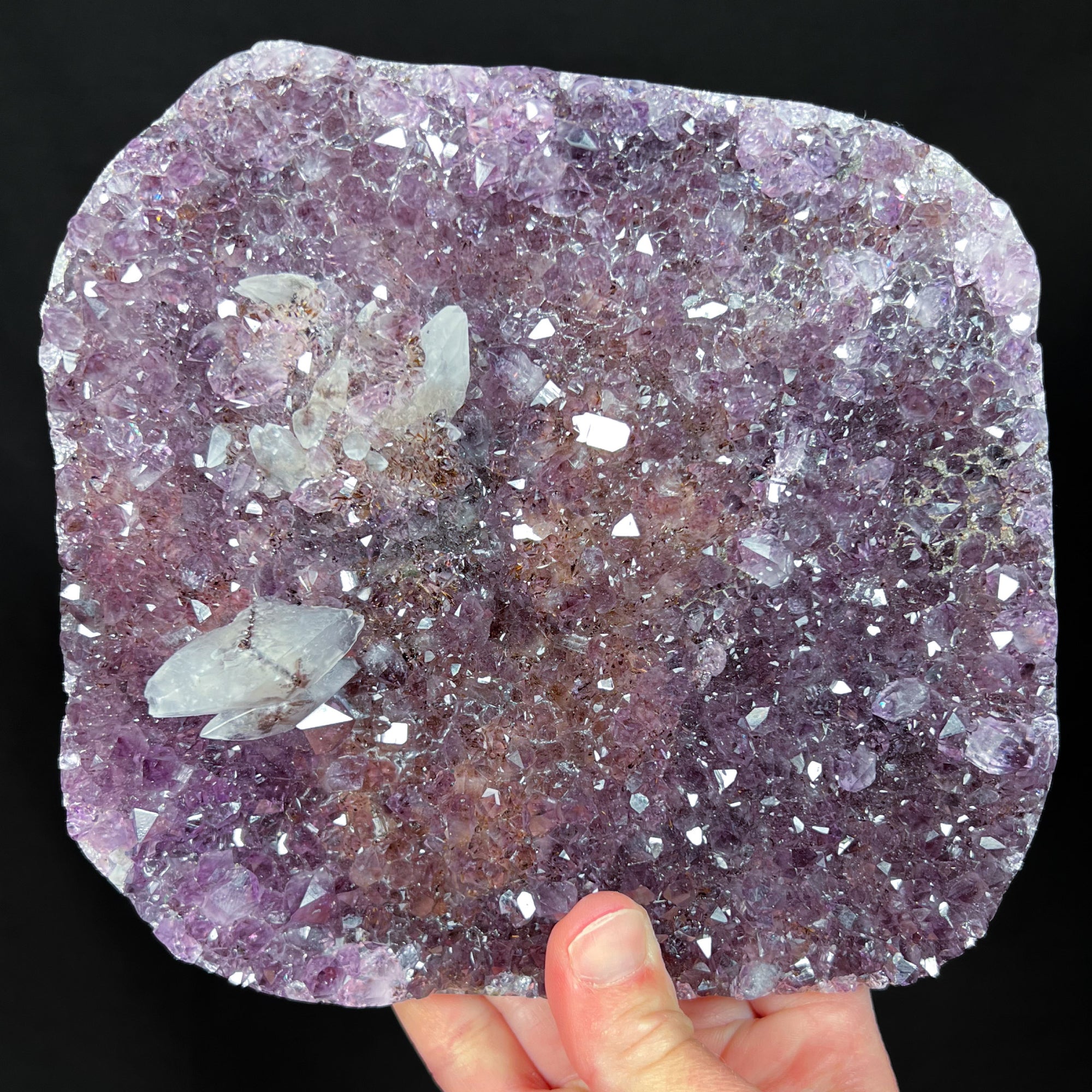 Amethyst with Calcite Brazil