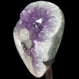 Amethyst, Calcite and Hematite Geode