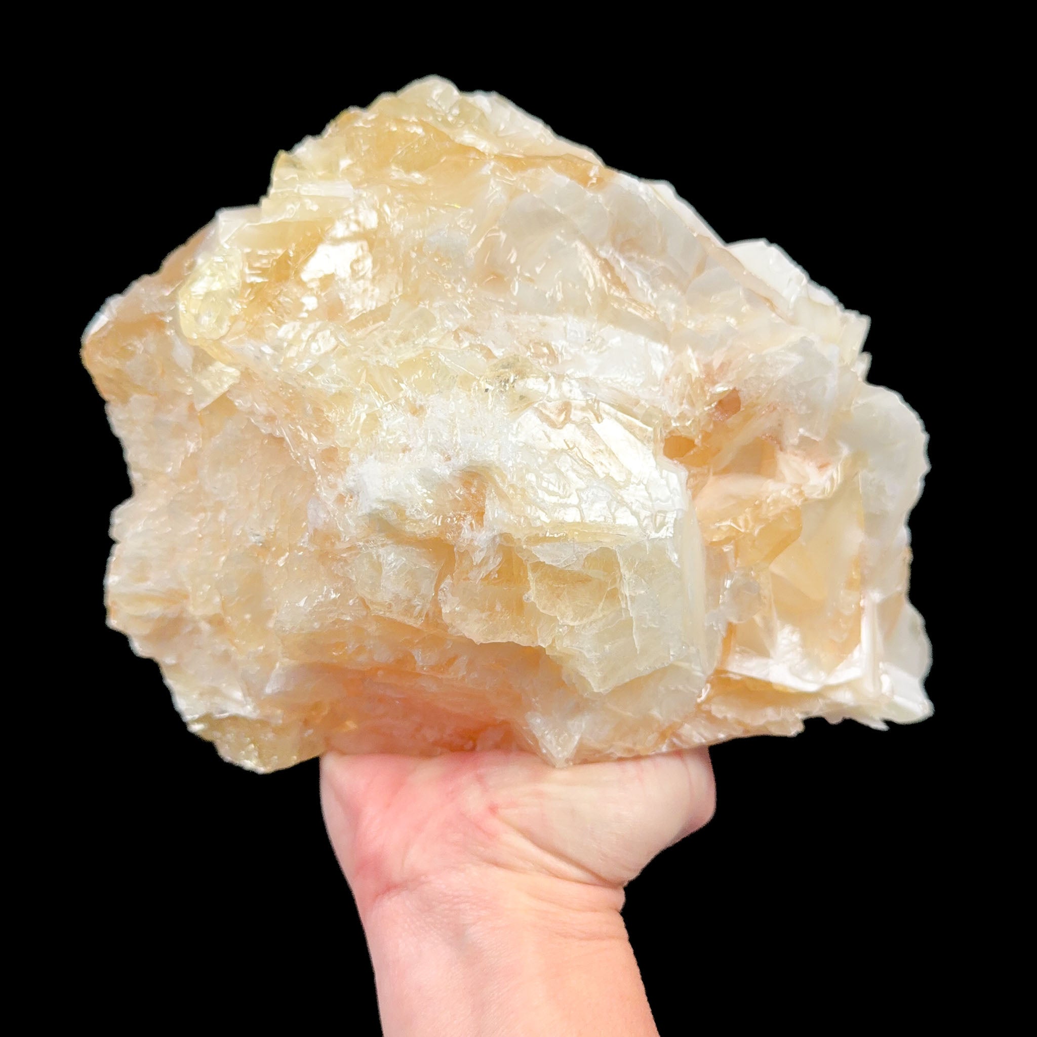 Back side of Calcite specimen from Mexico