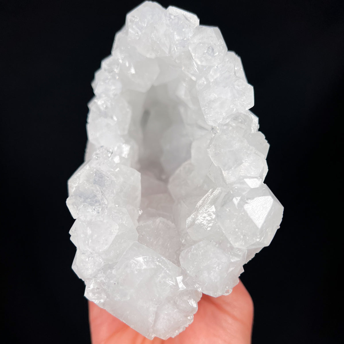 Central View of an Apophyllite Crystal Cast