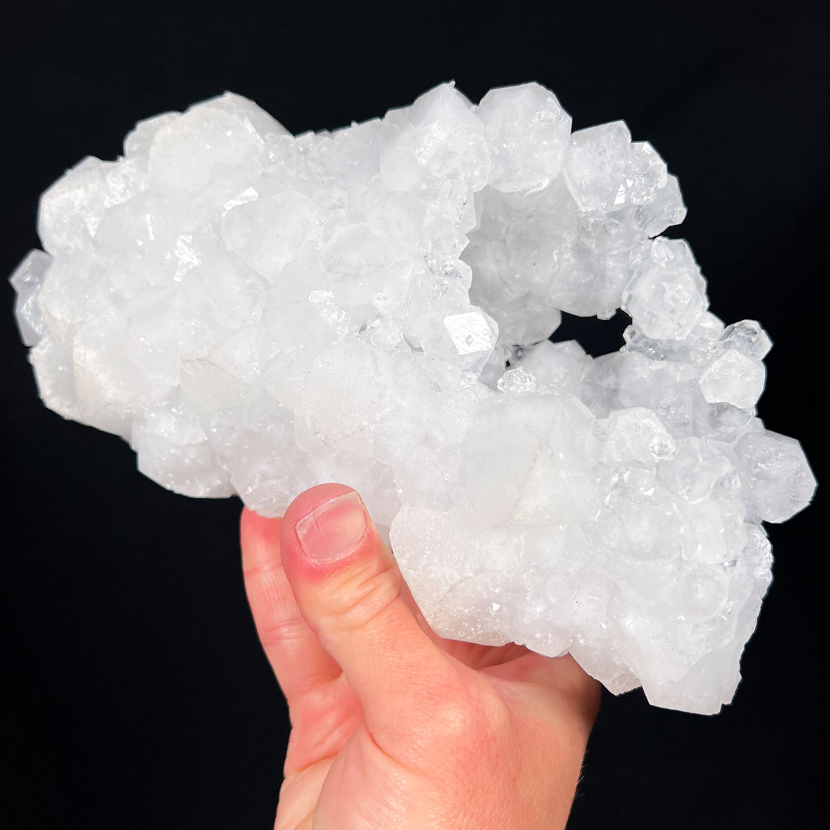 Apophyllite Crystals forming a Cast