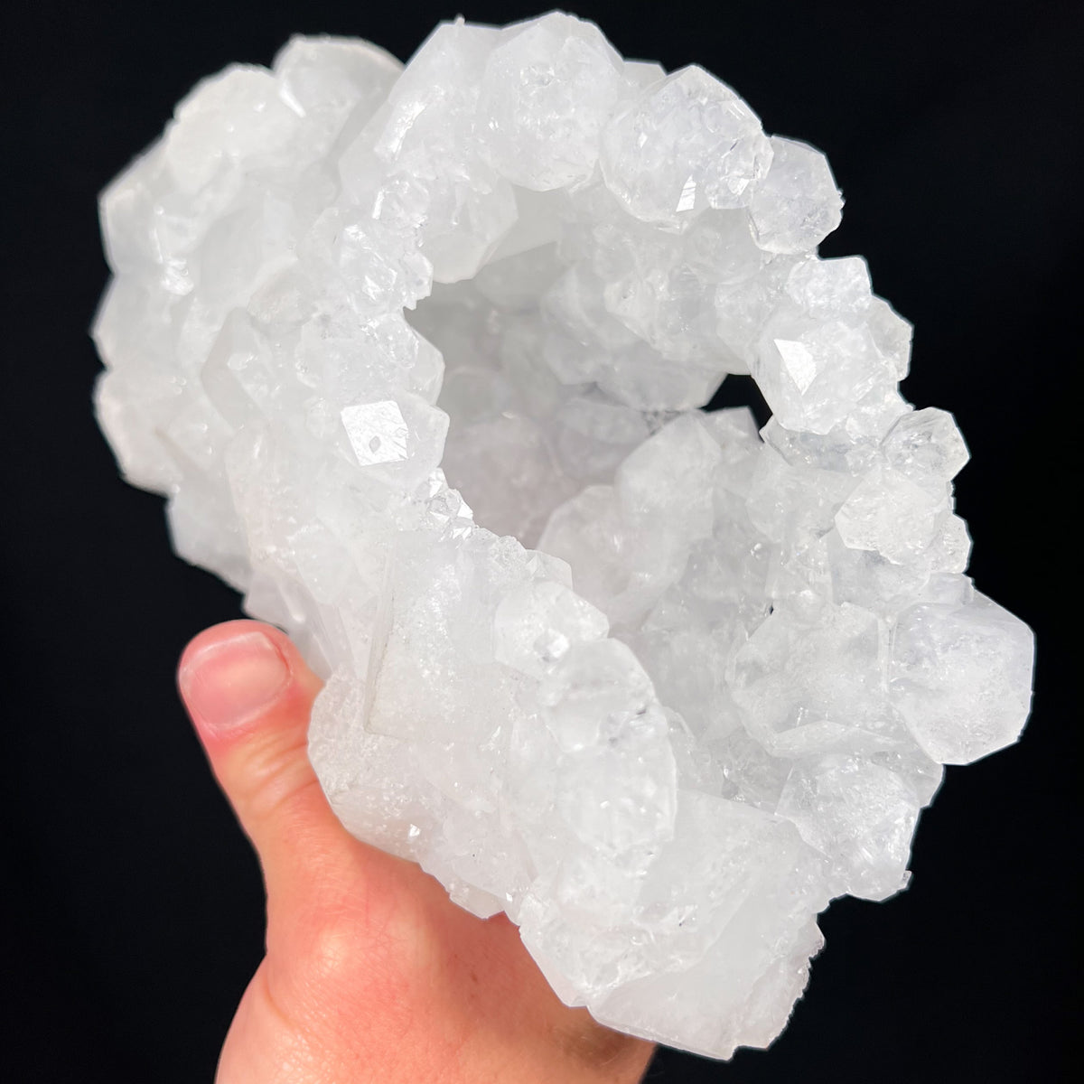 Apophyllite Crystal Cast from India