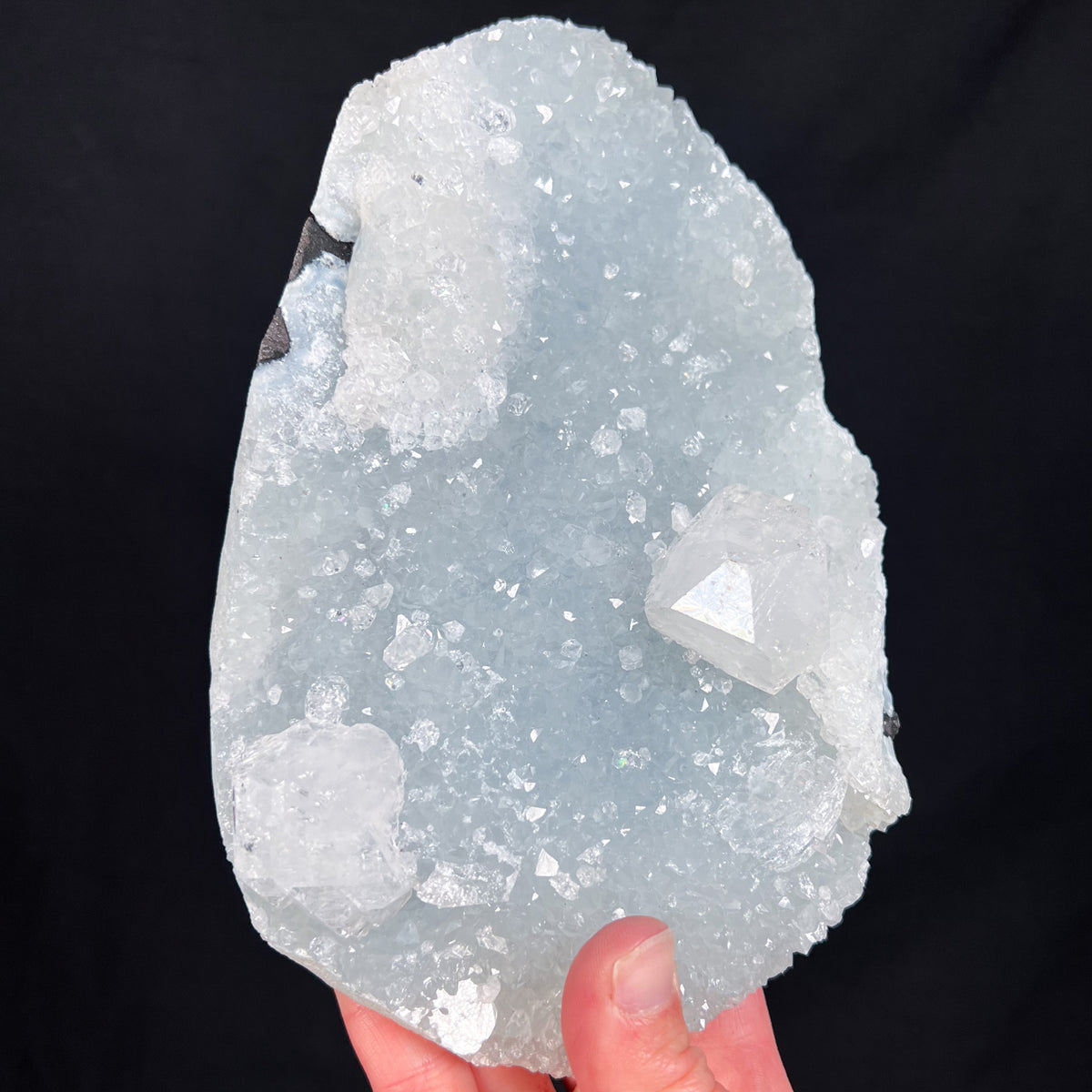 Chalcedony, Quartz and Apophyllite Geode