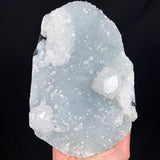 Large Apophyllite Geode with Quartz and Chalcedony