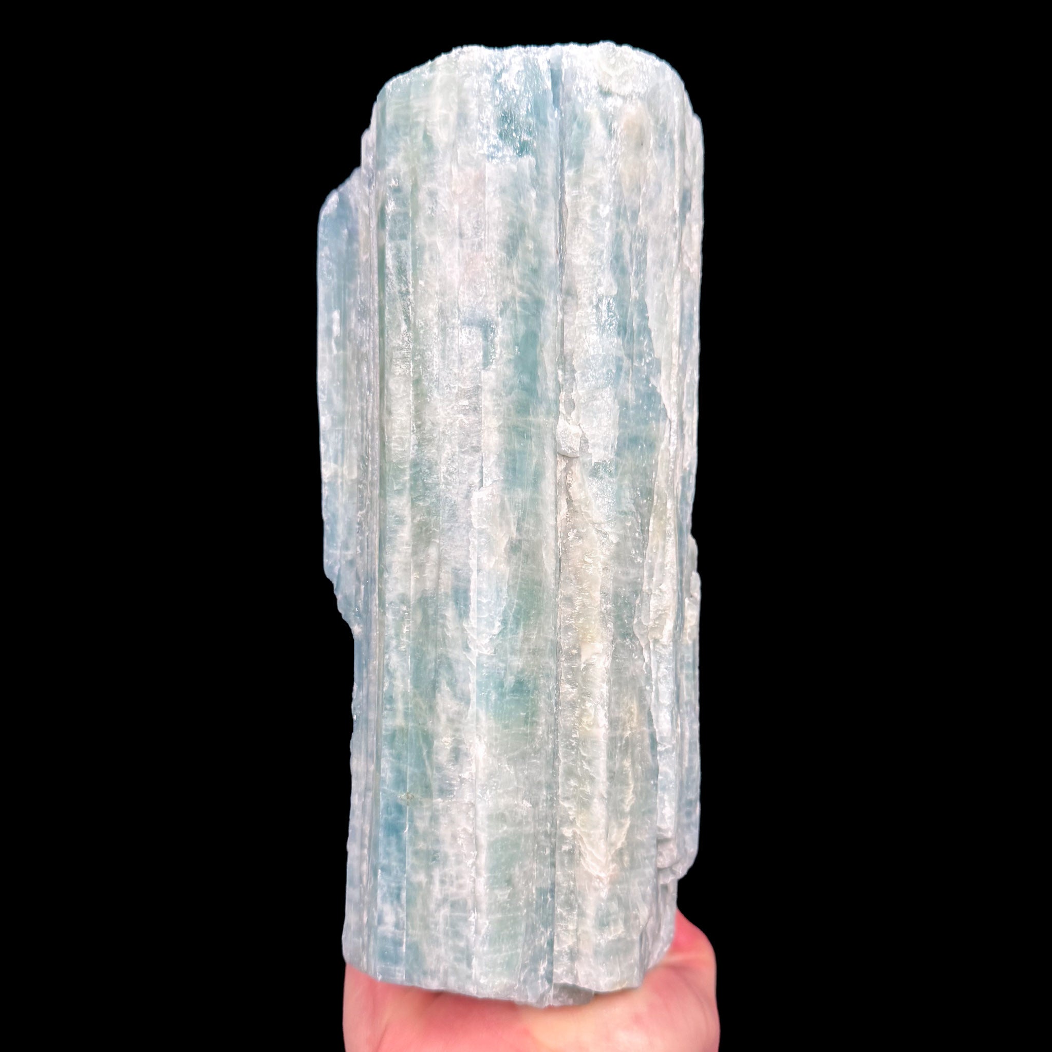 Beryl variety Aquamarine - large single crystal from brazil