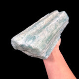 Large raw aquamarine / beryl mineral specimen from Brazil