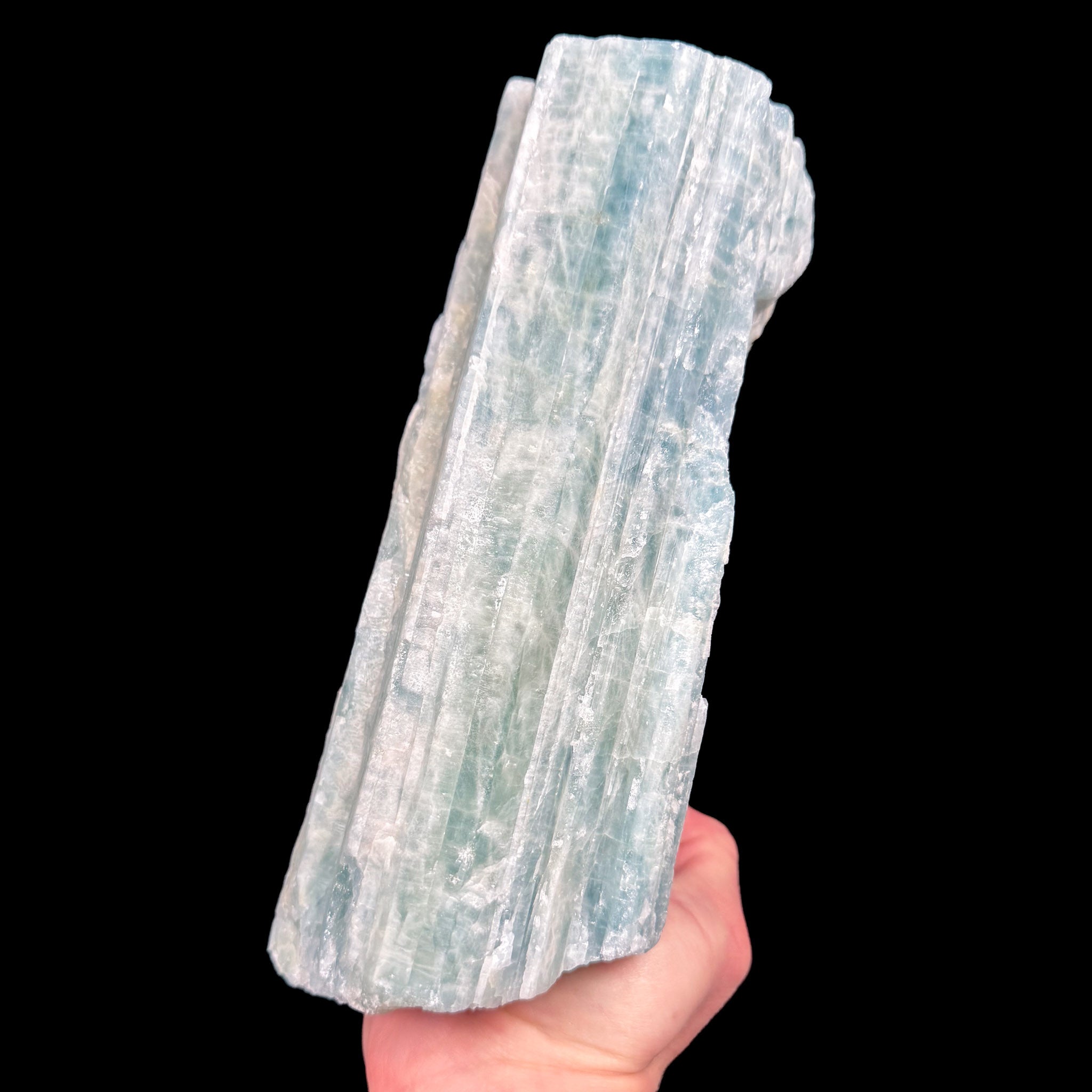 Large natural aquamarine /  beryl crystal