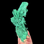 Large Malachite pseudomorph mineral specimen