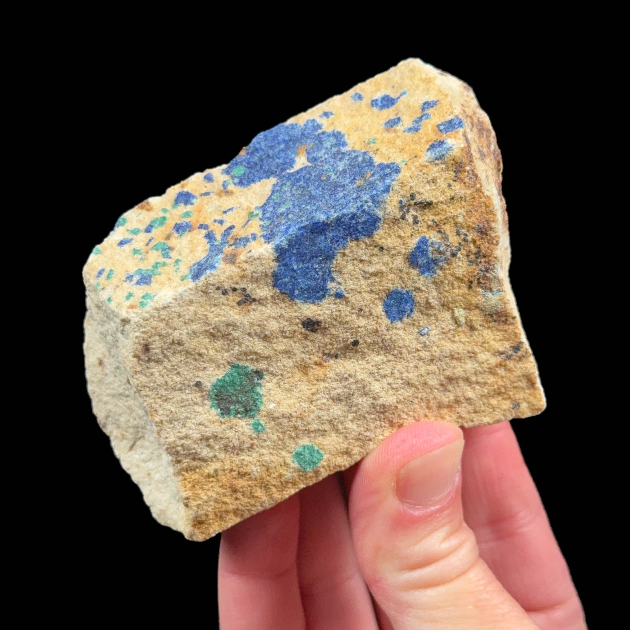 Azurite with Malachite - Utah