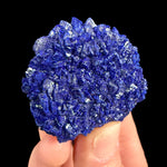 Side view of La Sal Azurite mineral specimen