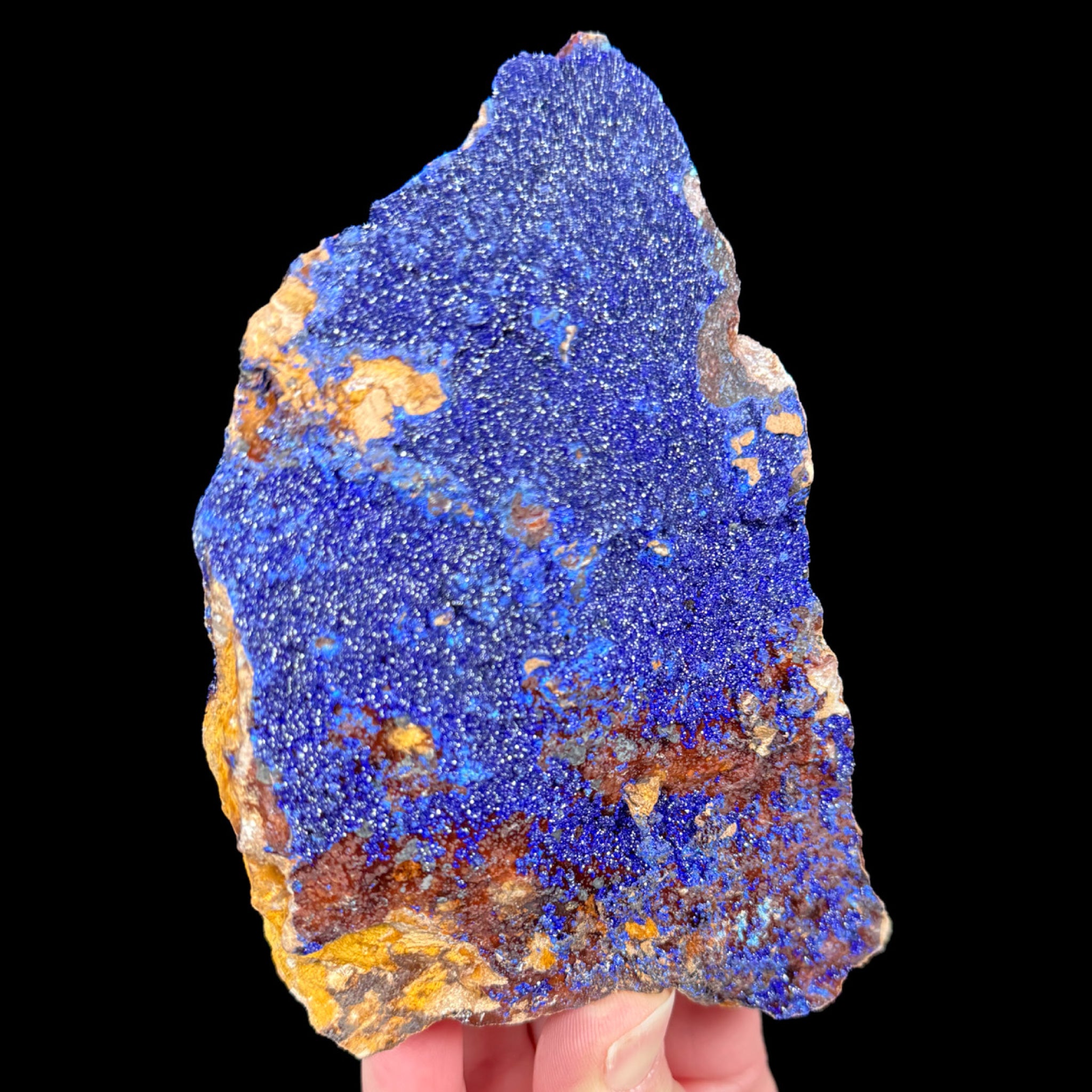 Azurite mineral specimen from Morocco