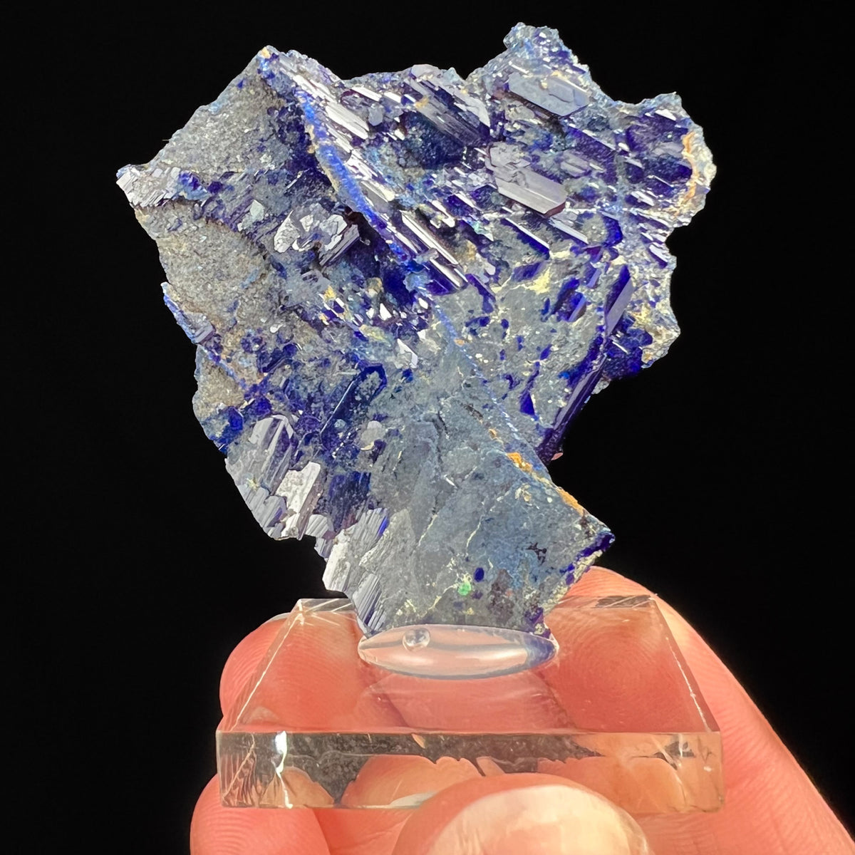 Azurite crystals in a tabular formation, Namibia