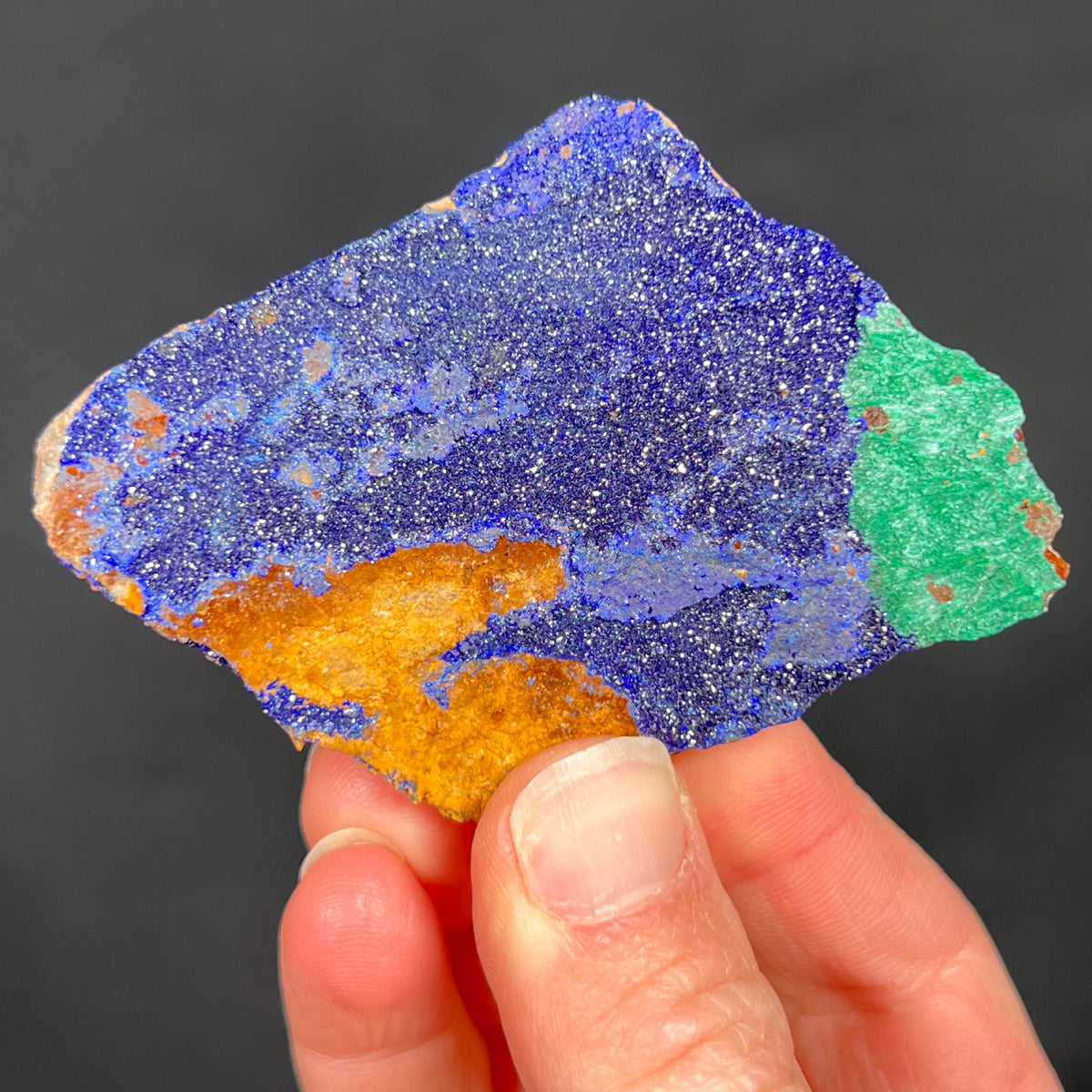 Azurite and Malachite from Morocco