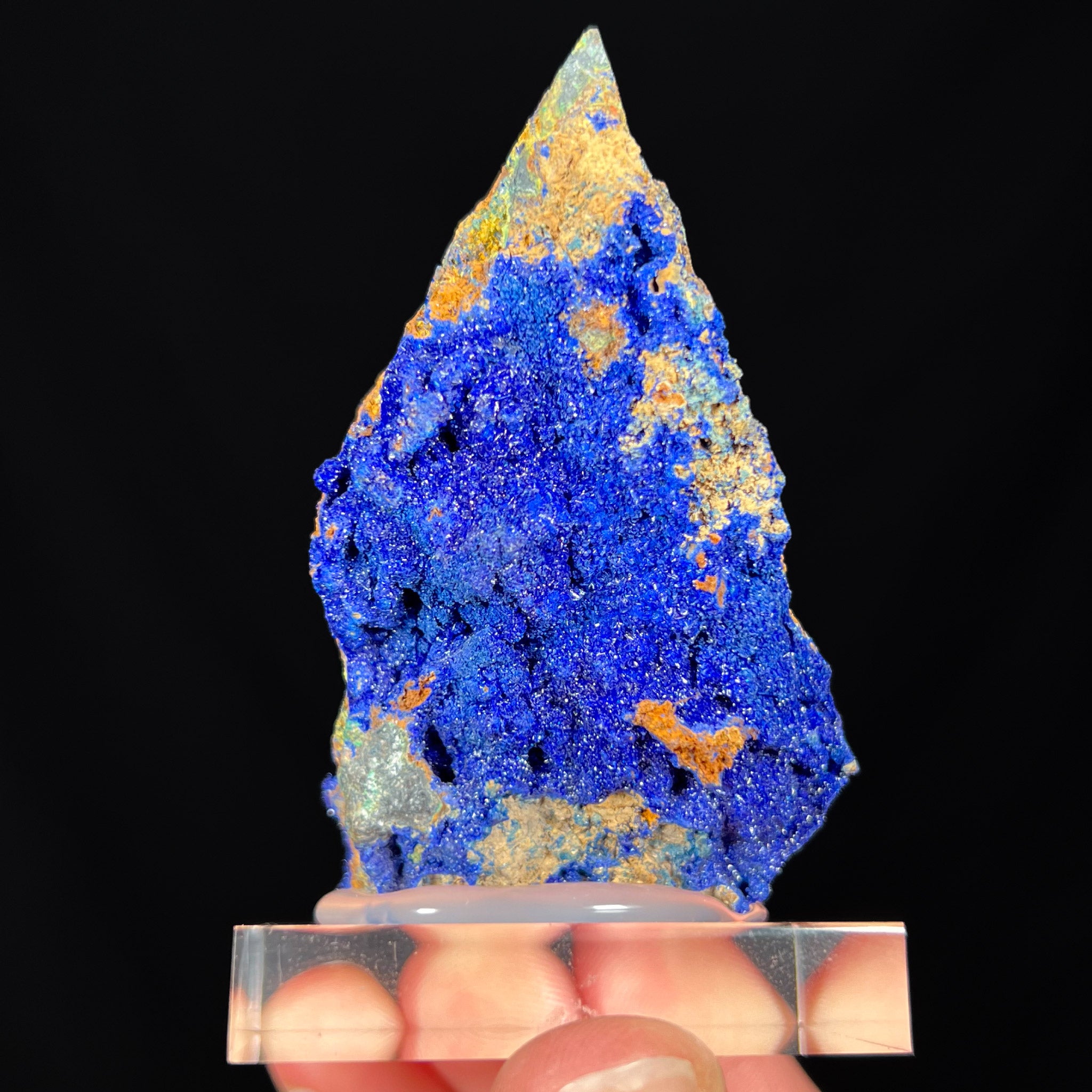 Back Side of the Azurite Mineral Specimen