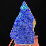 Azurite with Malachite Mineral Specimen from Morocco