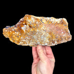 Back side of Azurite mineral specimen