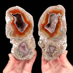 Large pair of Baker Egg Thunderegg Geodes from New Mexico