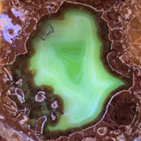 Close up of UV fluorescent Baker Egg 