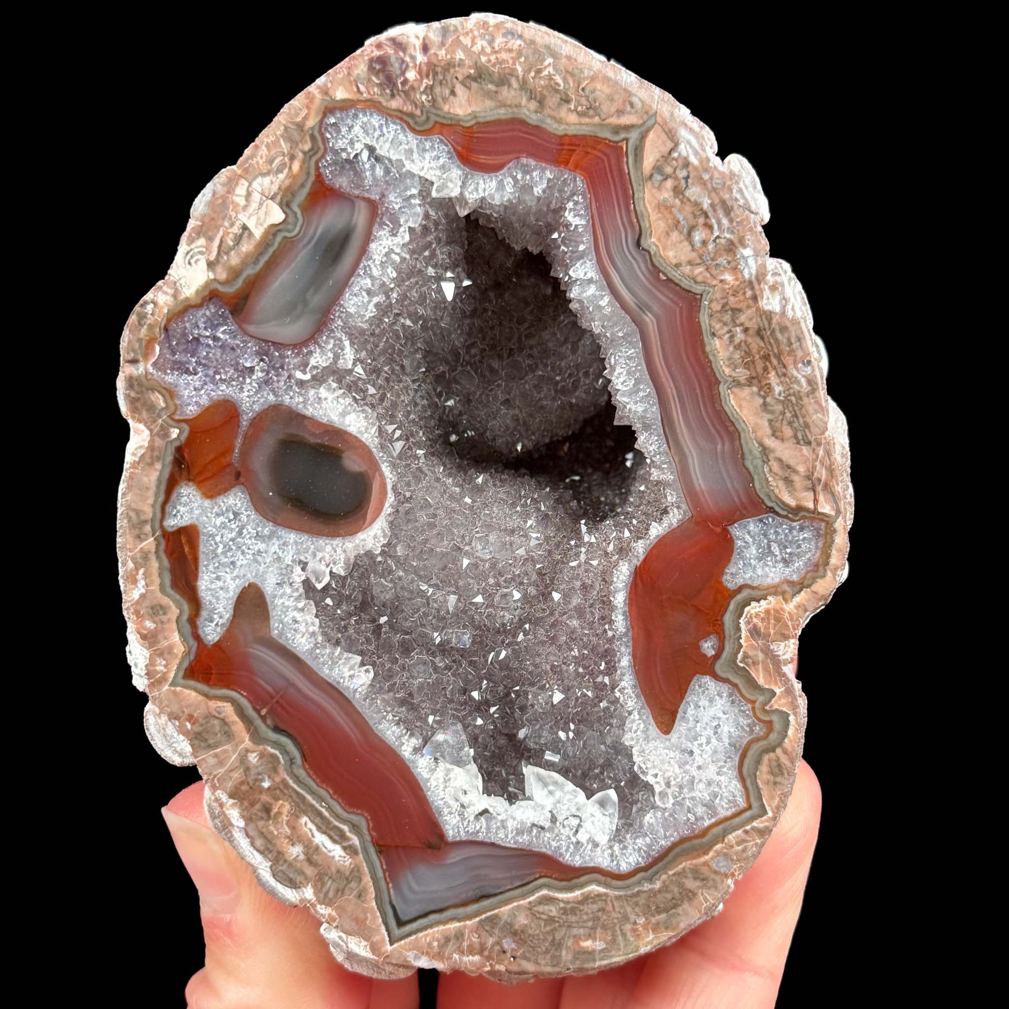 Geode from Baker Egg Mine, New Mexico