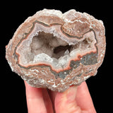 Calcite and Quartz crystals inside a Thunderegg Geode from New Mexico