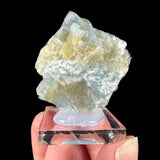 Blue barite crystal from Hartsel, Colorado