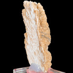 Side view of Barite crystals with Pyrite on top
