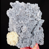 Barite on Quartz with Sphalerite Mineral Specimen