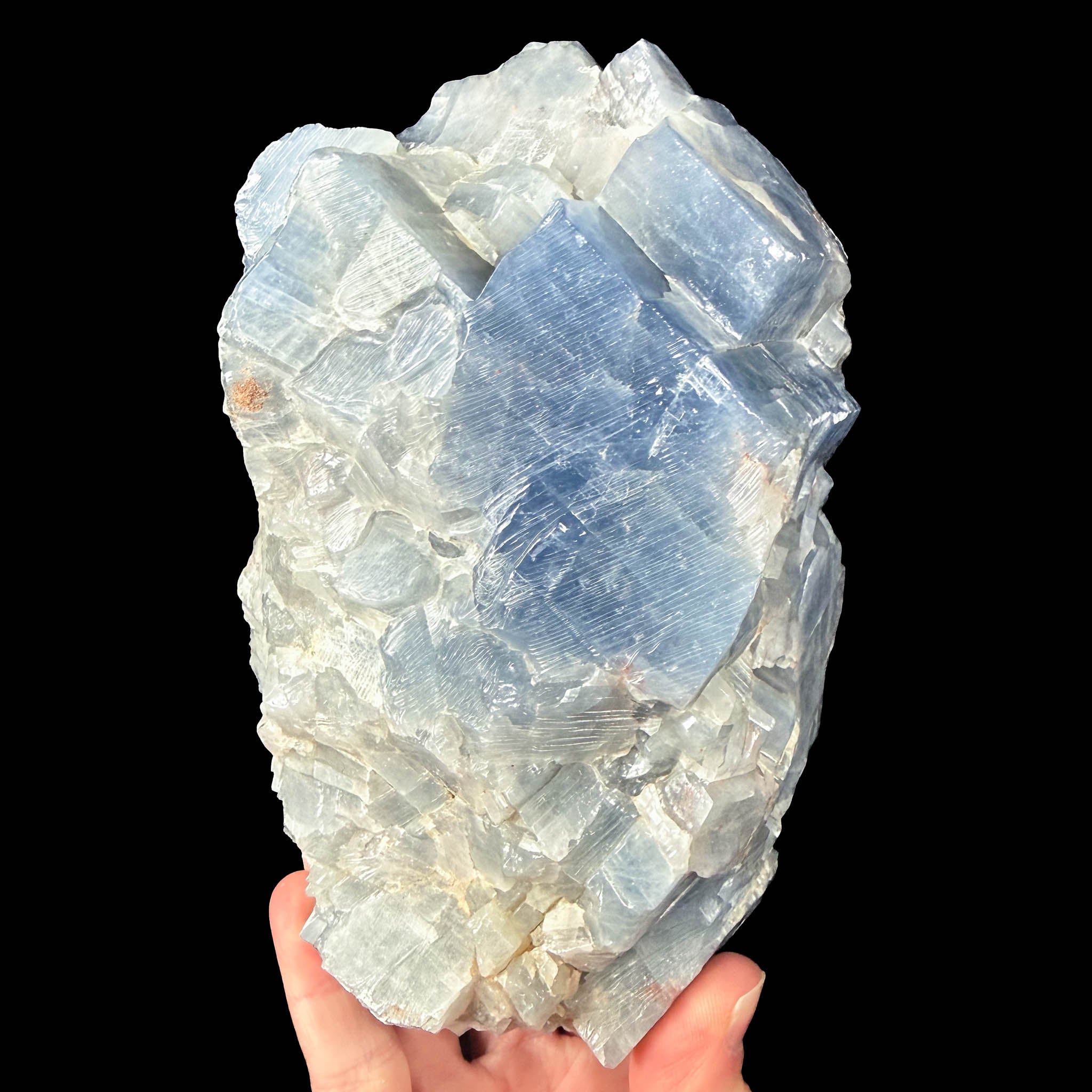 Blue Calcite specimen Mexico