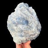 Raw blue Calcite crystal from Mexico