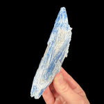 Blue Kyanite with Quartz crystal from Brazil