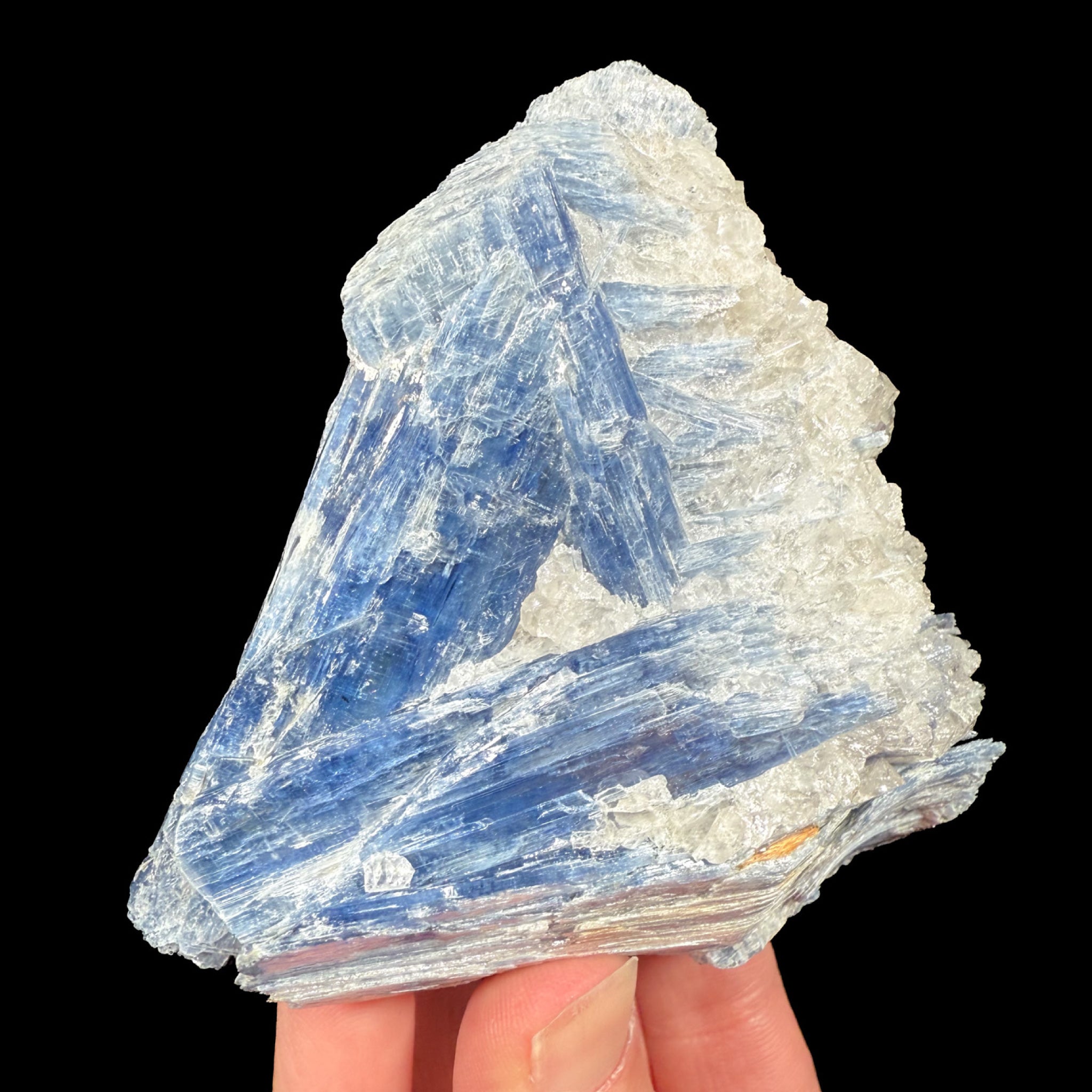 Blue Kyanite mineral specimen from Brazil
