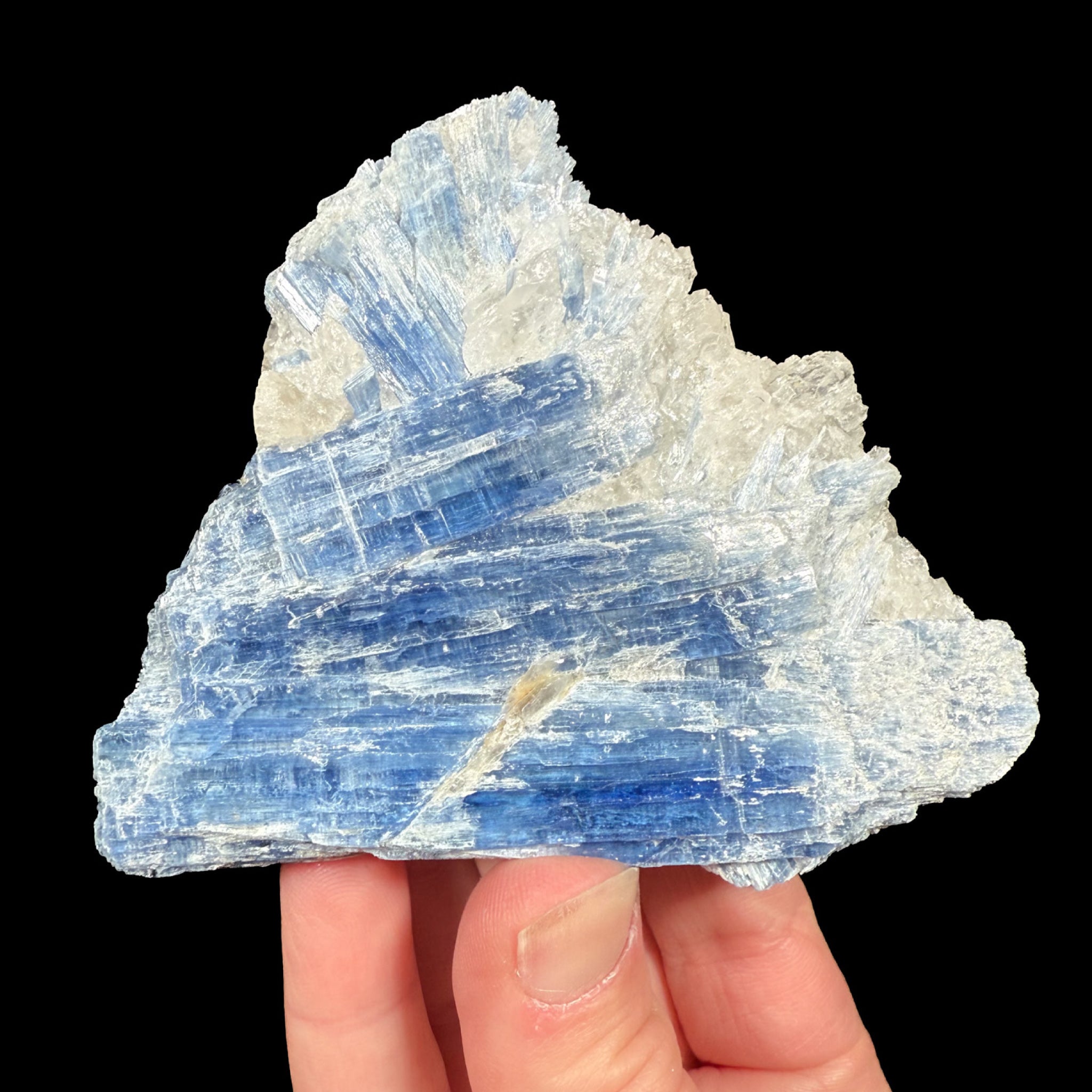 Blue crystal blades of Kyanite