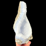 Side View of Blue Lace Agate