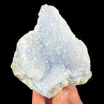 Blue chalcedony and Quartz crystals from Malawi