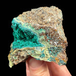Side view of Brochantite