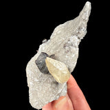 Stellar Beam Calcite with Sphalerite and Quartz - Cumberland Mine, Tennessee