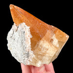 Side view of Calcite with Dolomite crystals