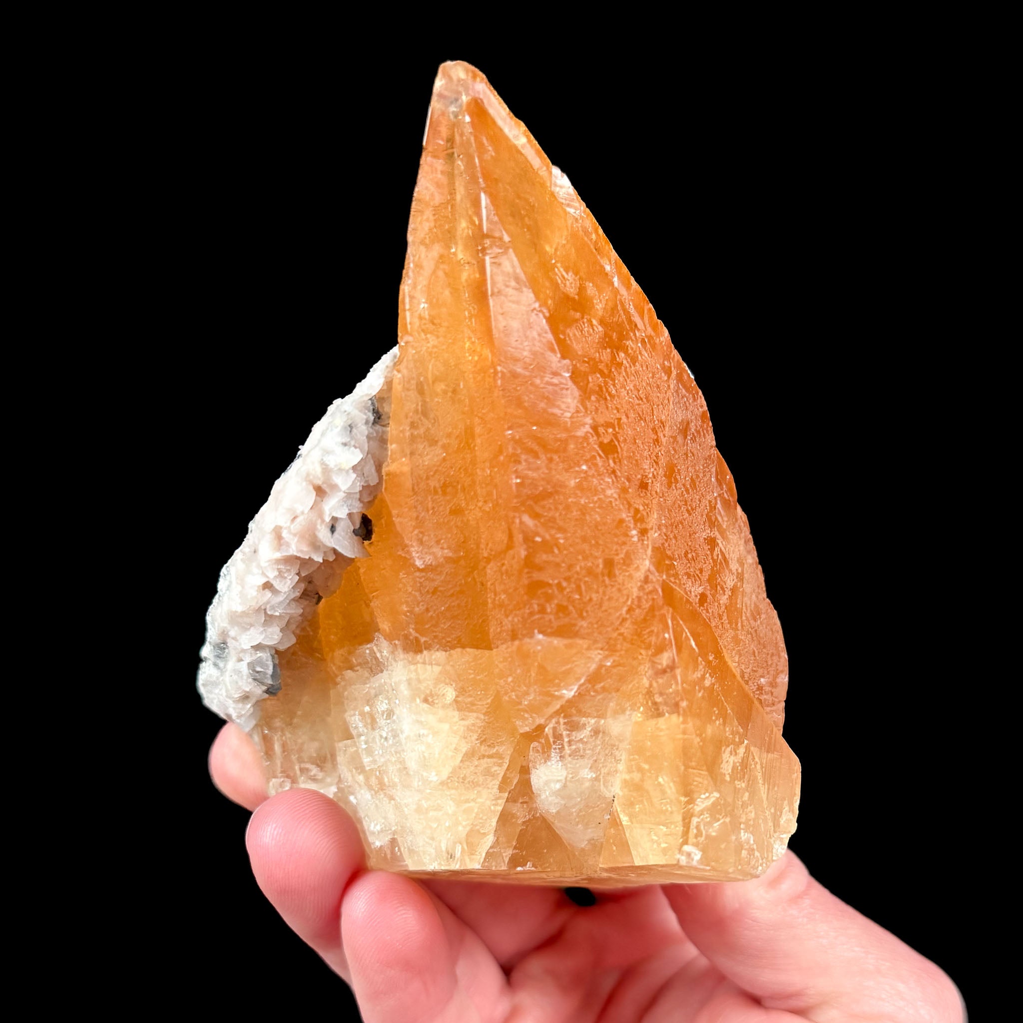Yellow orange Calcite from Tri-State Mining District, USA
